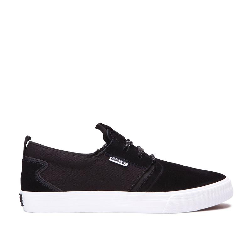 Zapatillas Bajas Supra Argentina Hombre - FLOW Negras (GVKUF-8901)